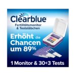 Clearblue Fertilitätsmonitor Advanced – Touchscreen mit 33 Tests für natürliche Empfängnis