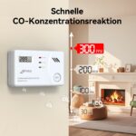CPVAN Kohlenmonoxid Melder mit 10-Jahres-Sensor – TÜV Zertifiziert & LCD-Display – Bild 3