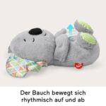 Fisher-Price Schlummer-Koala – Beruhigendes Nachtlicht mit Musik & Atembewegungen für Neugeborene – Bild 3
