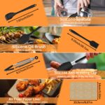 24-teiliges Airfryer Zubehör für Ninja Foodi Flexdrawer AF500EU – Silikon & Edelstahl Set – Bild 6