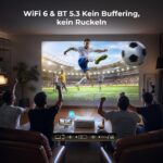 KOGATA 4K Smart Beamer mit WiFi 6 & Autofokus – Heimkino Projektor mit Netflix-App & HDR10+ – Bild 6
