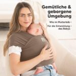 KeaBabies Babytrage ab Geburt – Ergonomisches Tragetuch für Neugeborene & Kleinkinder – Bild 6