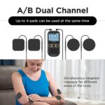Kongzee 4-in-1 TENS EMS Gerät mit Zweikanal-Stimulation – Schmerzlinderung & Muskeltherapie – Bild 5