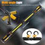 SYLSTAR LED Werkstattlampe mit Sensorsteuerung 2400 Lumen – Duale Arbeitsleuchte mit Magnet – Bild 6