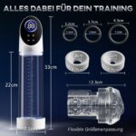 Seekheart Elektrische Penispumpe mit 6 Saugstufen & LCD-Display – Vakuumpumpe für Männer – Bild 6