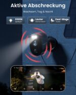 Reolink Argus 3 Ultra Überwachungskamera – 8MP Solar WLAN Kamera mit KI-Erkennung – Bild 5