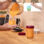 Babymoov Babybols Glassbehaelter Set – 8er Aufbewahrung & Gefrierboxen fuer Babybrei – Bild 2