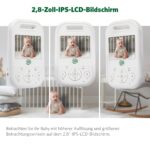 LeapFrog LF2423 Babyphone mit Kamera – 2,8 Zoll Display, 300m Reichweite & 12h Akku – Bild 3