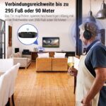 LETSACTIV Funkkopfhörer für Fernseher – Kabellose TV-Kopfhörer mit Ladestation – Bild 2