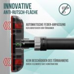 PULLUP & DIP Klimmzugstange Türrahmen – Schraubloses Türreck mit gepolsterten Griffen bis 200 kg – Bild 5