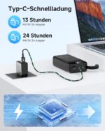 PDBEST 60000mAh Powerbank mit 22,5W USB-C Schnellladung – Externe Akku für Smartphones & Tablets – Bild 7