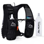 Meayll Laufweste mit Trinksystem – 7 L Volumen, 500 ml TPU Flasche, Marathon & Trailrunning