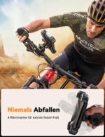 JOYROOM Fahrrad Handyhalterung mit automatischer Sperre – Universal Lenkerhalter für Smartphones 4,7–7 Zoll – Bild 4