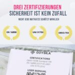 GOYSILA Babymatratze 83x50 cm – Atmungsaktiv & Anti-Erstickung für Beistellbetten – Bild 5