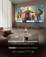 VOPLLS Smart Mini Beamer 4K – 30000 Lumen Projektor mit Netflix & WiFi6 für Heimkino & Outdoor – Bild 3
