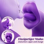 Glanvoo AI-Sync Vibrator mit Zungenlecken – 21 Modi für Klitoris- & G-Punkt-Stimulation – Bild 3