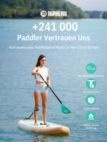 Niphean Stand Up Paddling Board 335cm – Aufblasbares SUP für Familien mit 250kg Tragkraft – Bild 2