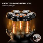MAXGROOM 7D Kopfrasierer – Wasserdichter Glatzenrasierer mit Magnetkopf & 90-Min-Akku – Bild 3