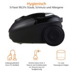 Amazon Basics Beutelstaubsauger 700 W – Kraftvolle Reinigung für Hart- & Teppichböden – Bild 5