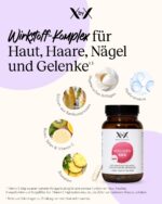 XbyX Kollagen Kick Kapseln – Vegetarischer Kollagenkomplex mit Typ I, V & X für 45 Tage – Bild 3