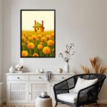 Giftgarden Bilderrahmen 50x70 cm Schwarz – Aluminium Rahmen für Fotos & Poster – Bild 7