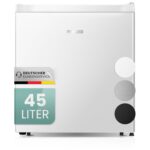 Heinrich's Mini Kühlschrank 45L mit Kühlfach – Getränkekühler für Büro & Zuhause