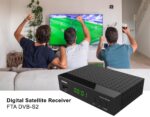 EDISION Proton S2 Plus Full HD Satelliten Receiver DVB-S2 – FTA Receiver mit 2in1 Fernbedienung – Bild 2