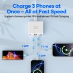 YSYFAD 200W USB-C Ladestation 8-Port mit LED – Schnellladegerät für iPhone, MacBook & Laptops – Bild 4