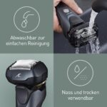 Panasonic ES-LV97 Nass-/Trockenrasierer – 5-fach Scherkopf mit Linearmotor & Station – Bild 8