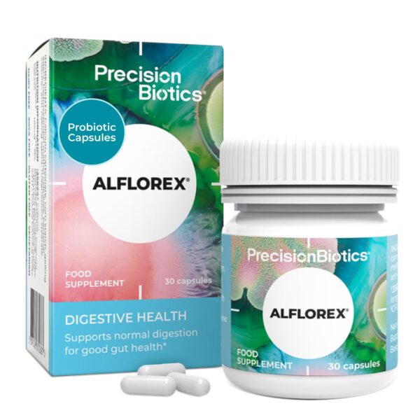 Alflorex + Calcium Probiotikum – Darmgesundheit mit Bifidobacterium longum 35624, 30 vegane Kapseln