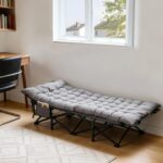 Sekey Feldbett XXL 190x71 cm mit Matratze – Klappbares Campingbett für Garten & Camping – Bild 7