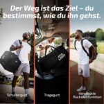 LODA Team 68L Sporttasche – Schuhfach, Nassfach & Rucksackfunktion für Sport & Reisen – Bild 3
