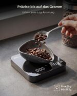 Maestri House Kaffeewaage mit Timer – 0,1g Präzision & 2kg Kapazität für Espresso – Bild 5