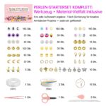 Dazhqp Perlenset 45000 Perlen mit 144 Farben – DIY Armbandset für Kinder & Erwachsene – Bild 3