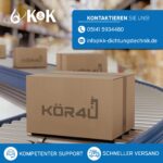 kör4u Zwischenbaurahmen 60,5x54,5cm mit Ausziehplatte & Zurrgurt – Stahlrahmen für Waschmaschine & Trockner – Bild 7