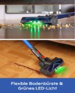 Ivormentico Akkustaubsauger 50 Min Laufzeit 40 KPA – Kabelloses Reinigungssystem für Tierhaare – Bild 5