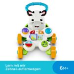 Fisher-Price Lern mit mir Zebra Lauflernwagen – Musikalisches Lernspielzeug ab 6 Monaten – Bild 2