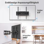 MOUNTUP TV-Wandhalterung 26-70 Zoll – Schwenkbar & Neigbar bis 45 kg – Bild 5