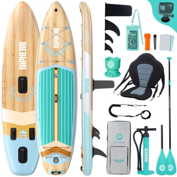 Niphean Stand Up Paddling Board 335cm – Aufblasbares SUP für Familien mit 250kg Tragkraft