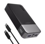 JUOVI Powerbank 20000mAh 45W – Schnellladung mit 4 Anschlüssen für Smartphone, Laptop & Tablet