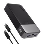 JUOVI Powerbank 20000mAh 45W – Schnellladung mit 4 Anschlüssen für Smartphone, Laptop & Tablet
