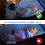 TakTark Babyphone mit 4,3'' Kamera – 300° Pan-Tilt, Nachtsicht & Gegensprechfunktion – Bild 6