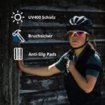 NAKED Optics Sportbrille mit TR90 & UV400-Schutz – Leichte Fahrradbrille für Herren & Damen – Bild 6