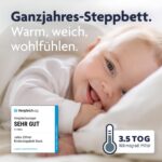 Julius Zöllner Kindersteppbett-Set Basic 100x135 cm – OEKO-TEX zertifiziert – Bild 3