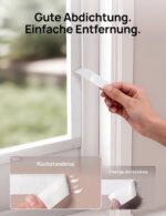 DREO 400cm Fensterdichtung für Klimaanlage – Sichere Abdichtung ohne Bohren – Bild 2