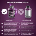 IronMaxx Krea7 Superalkaline Kreatin Tabletten 180 Stk. – Hochdosiert für Muskelkraft – Bild 3