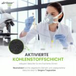 AirGearPro FFP3 Atemschutzmaske mit Ventil – CE 2797 zertifiziert für Feinstaub & Aerosole – Bild 7
