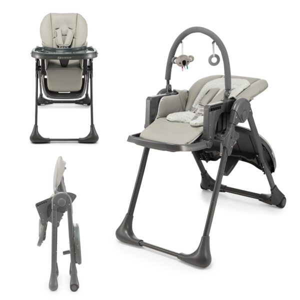 Kinderkraft TUMMIE 2-in-1 Hochstuhl – Kombihochstuhl & Liegesitz ab Geburt