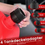 Elektrische Kraftstoff Umfüllpumpe mit Auto-Stopp-Sensor & 4 Adaptern – anngrowy – Bild 4