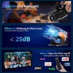 Nonete NT30 Mini Beamer 4K – tragbarer Projektor mit WiFi 6 & Bluetooth 5.2 – Bild 5